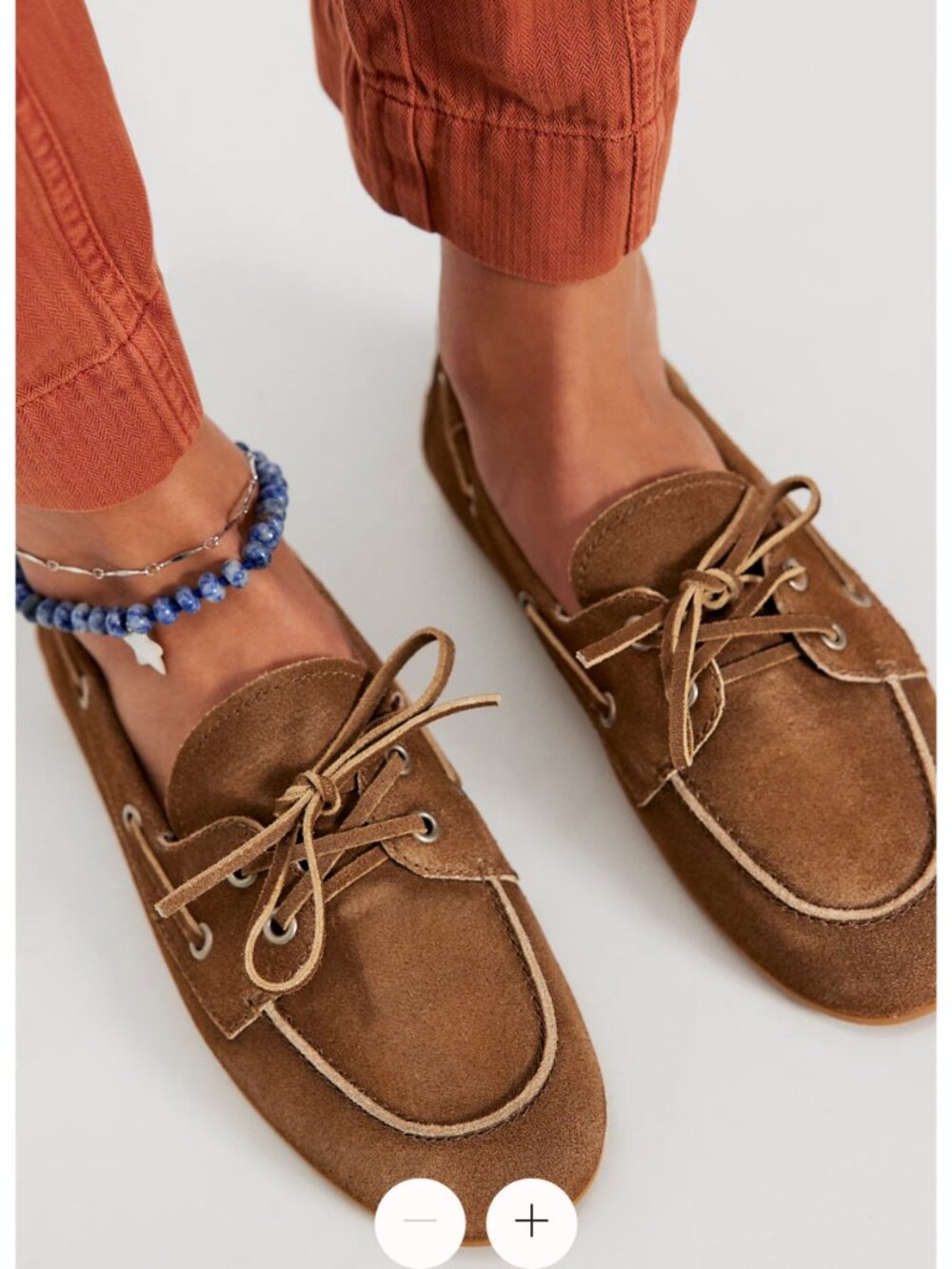 Size 10 - JEFFREY CAMPBELL Women's Taupe Suede Yachting Day Boat Shoes
